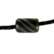 Schmuck-Perle aus tordiertem Damaszenerstahl